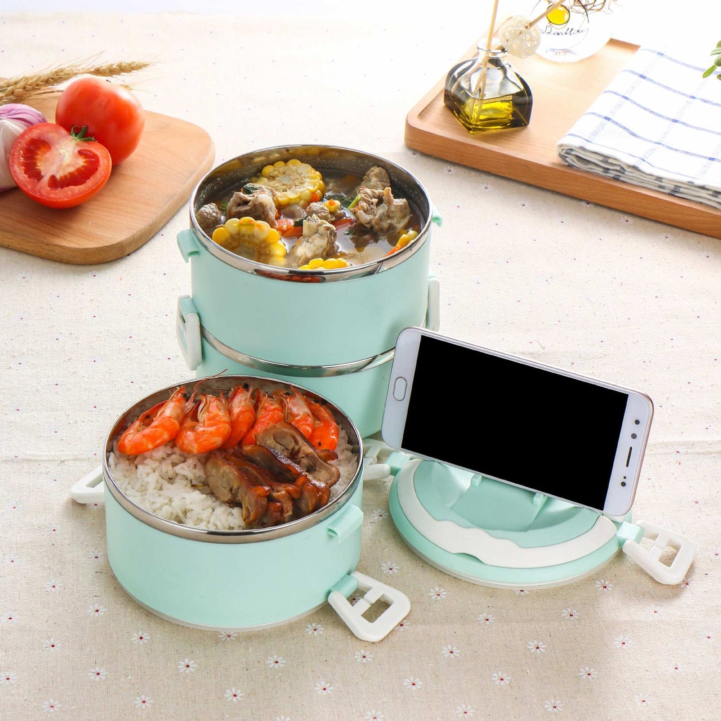 Premium Edelstahl-Lunchbox