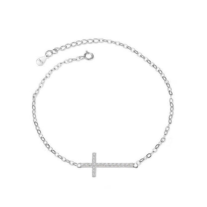 Damen Armband Kreuz | S925 Silber Schmuck |