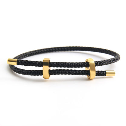 Modisches Seilarmband in verschiedenen Farben – verstellbar