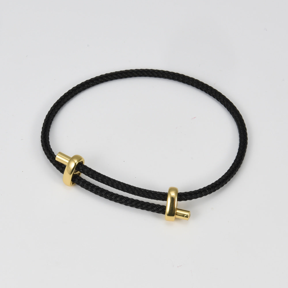 Modisches Seilarmband in verschiedenen Farben – verstellbar