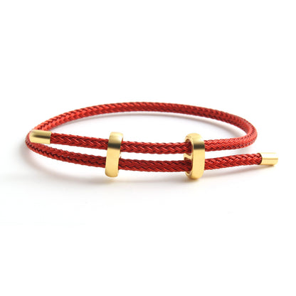 Modisches Seilarmband in verschiedenen Farben – verstellbar